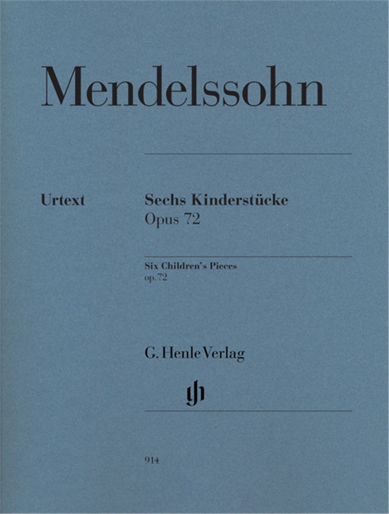 Six Childern'S Pieces Op. 72